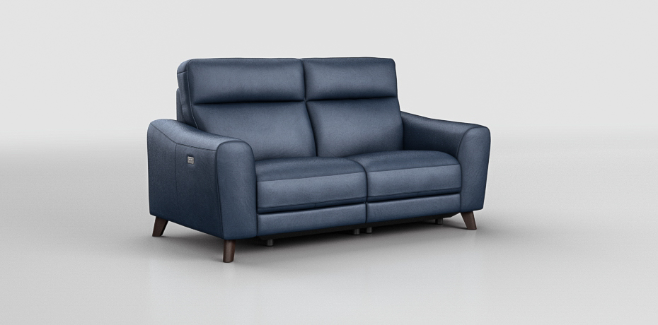 Tizzolo - 2 seater sofa with 2 electric recliners